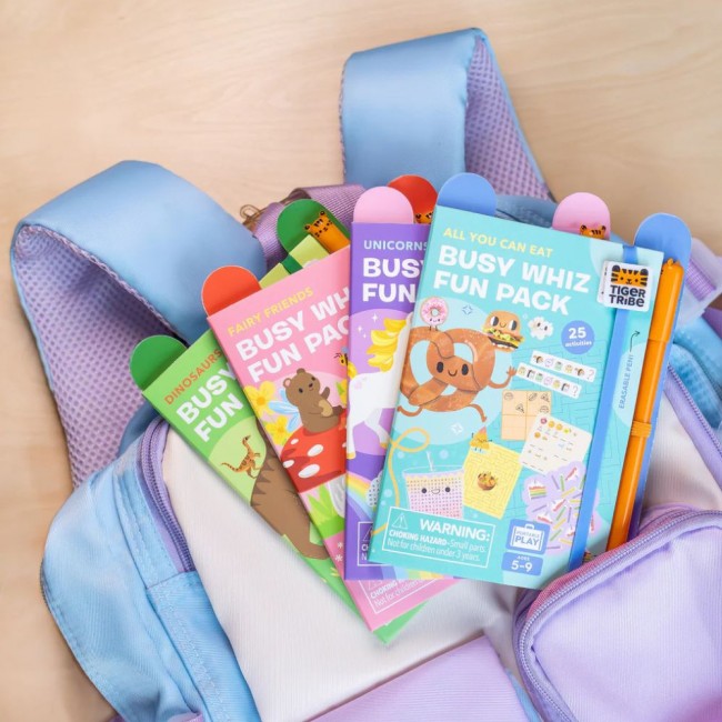 Książeczka pełna łamigłówek, labiryntów i gier Tiger Tribe - Jednorożce