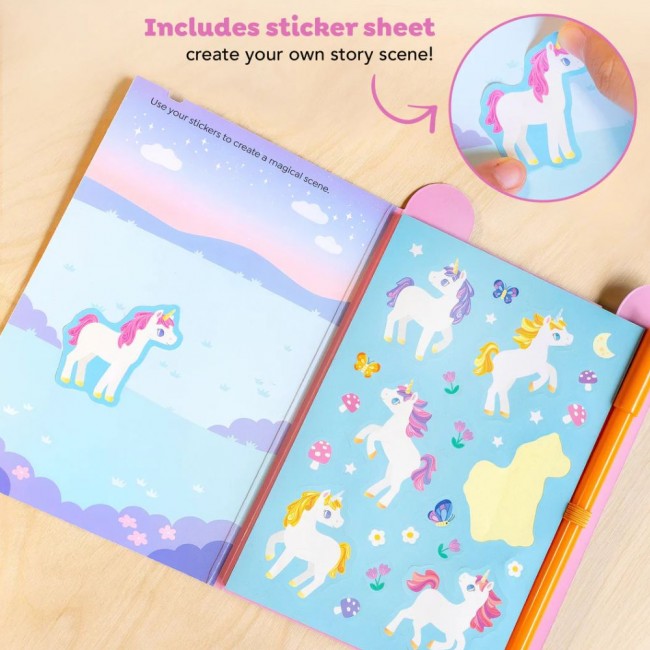 Książeczka pełna łamigłówek, labiryntów i gier Tiger Tribe - Jednorożce