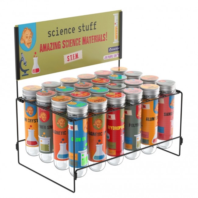 Mini eksperymenty Einstein The Purple Cow - Plastelina świecąca w ciemności