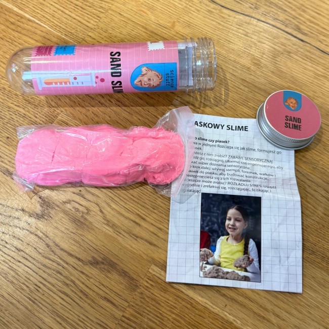 Mini eksperymenty Einstein The Purple Cow - Piaskowy slime