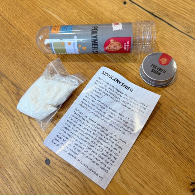 Mini eksperymenty Einstein The Purple Cow - Sztuczny śnieg