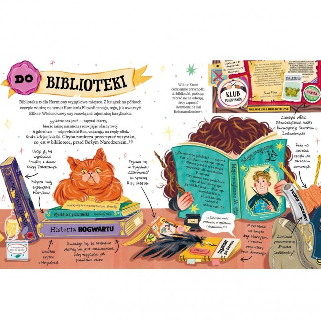 Książka "Hermiona Granger. Mały potterownik." Wydawnictwo Media Rodzina