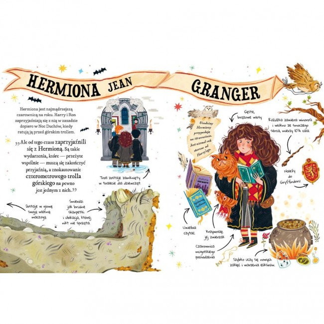 Książka "Hermiona Granger. Mały potterownik." Wydawnictwo Media Rodzina