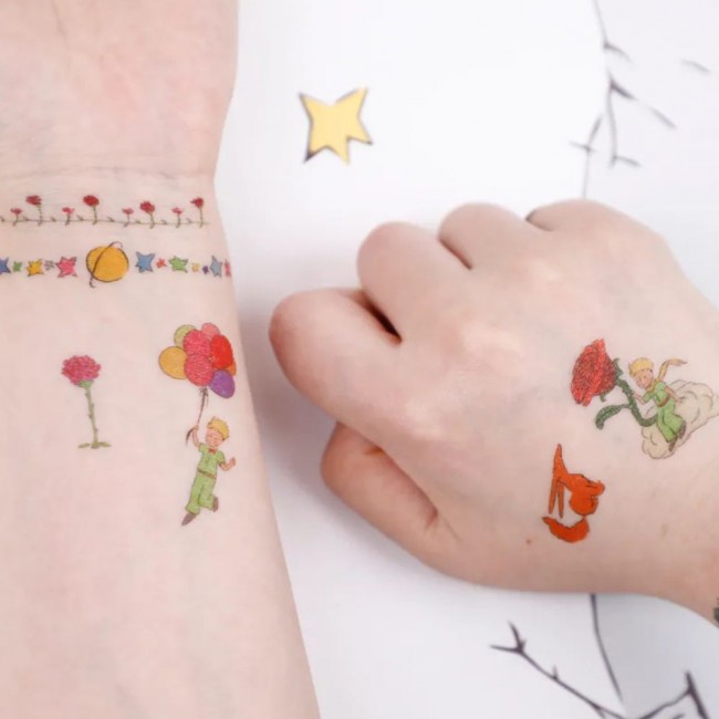 Naklejki do ciała i tatuaże Avenir - Mały Książę