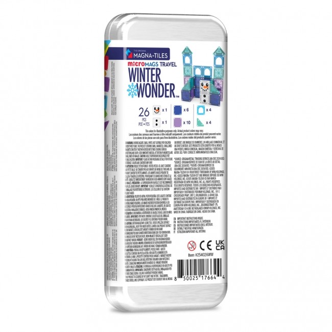 Klocki Magnetyczne MAGNA-TILES Travel Winter Wonder 26 el.