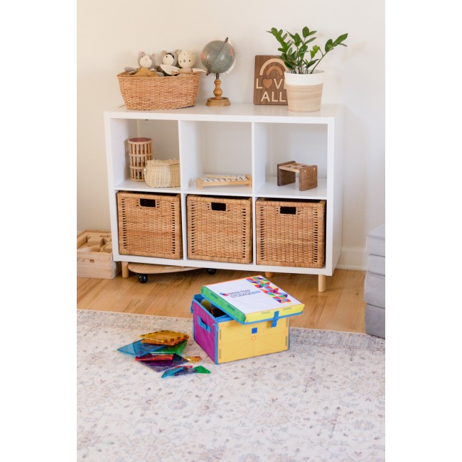 Skrzynia na klocki i Mata interaktywna 2 w 1 MAGNA-TILES