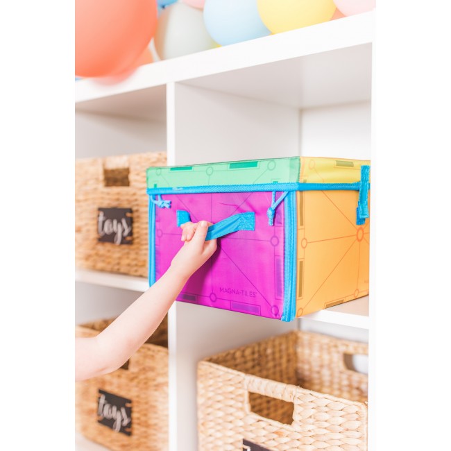 Skrzynia na klocki i Mata interaktywna 2 w 1 MAGNA-TILES