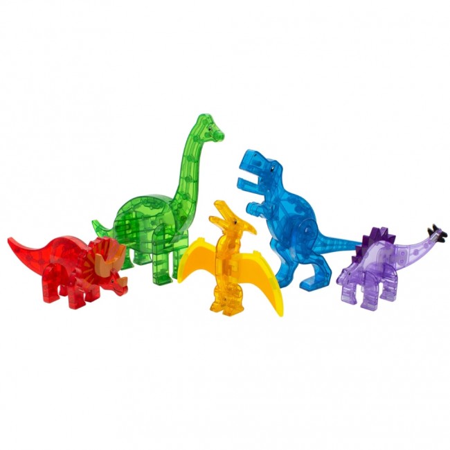 Klocki magnetyczne MAGNA-TILES - Zestaw Dino 5 el.