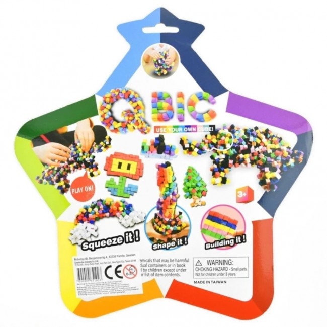 Sensoryczne klocki piankowe - kostki QBIC