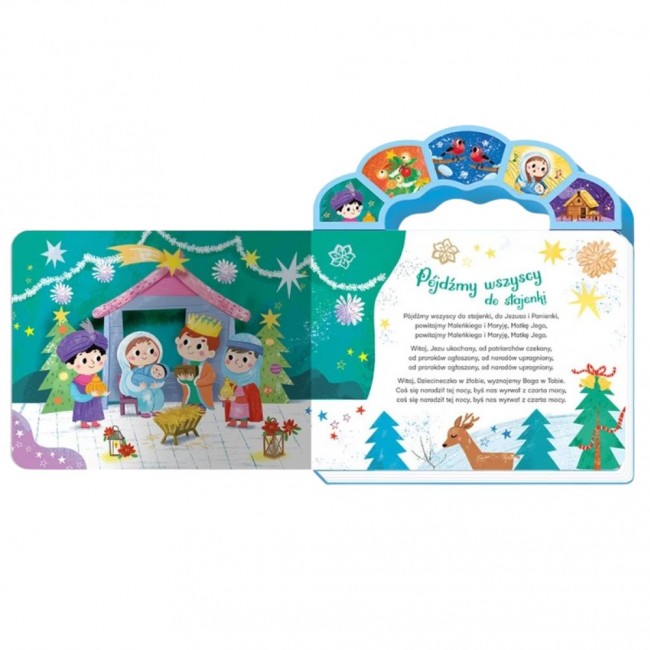 Książka "Kolędy dla dzieci. Naciśnij, posłuchaj i śpiewaj!" Wydawnictwo Aksjomat