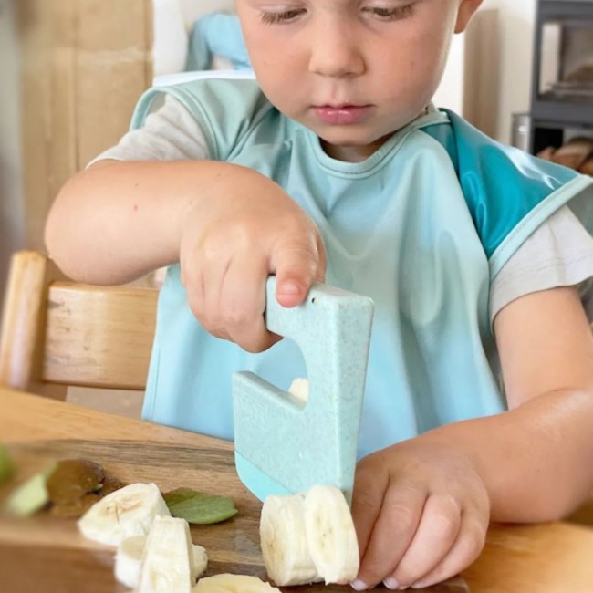 Bezpieczny nóż dziecięcy SKÅGFÄ Klyv - Limonka