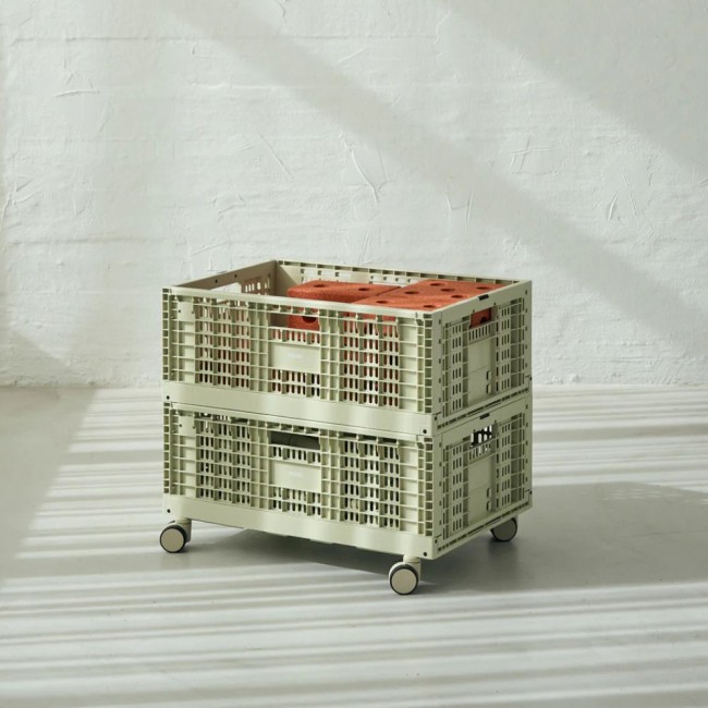 Kółka do skrzyni MODU - Dusty Green