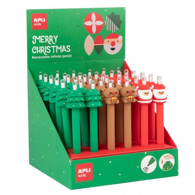 Wieczny ołówek Apli Kids - Święty Mikołaj