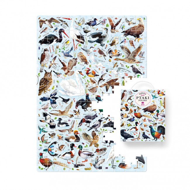 Puzzle rodzinne Puzzlove CzuCzu - Ptaki Polski 200 el.