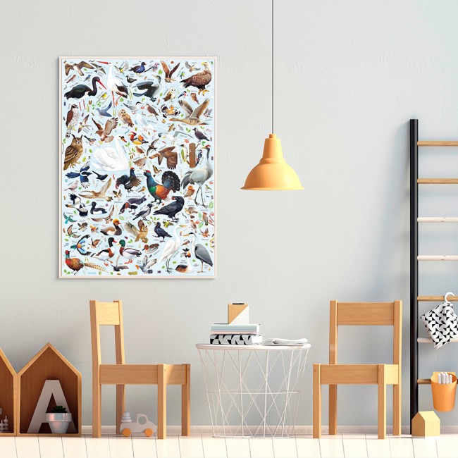 Puzzle rodzinne Puzzlove CzuCzu - Ptaki Polski 200 el.