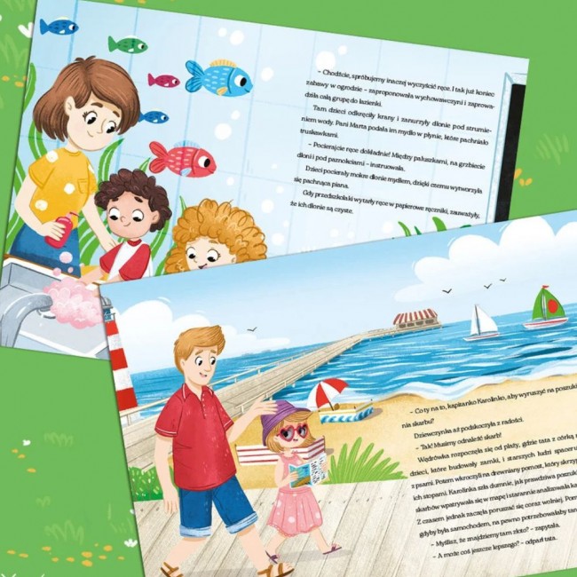 Książka "Dobre bajki o tym, jak dbać o zdrowie" Wydawnictwo Świetlik