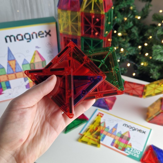 Klocki magnetyczne Magnex Apli Kids 60 el.