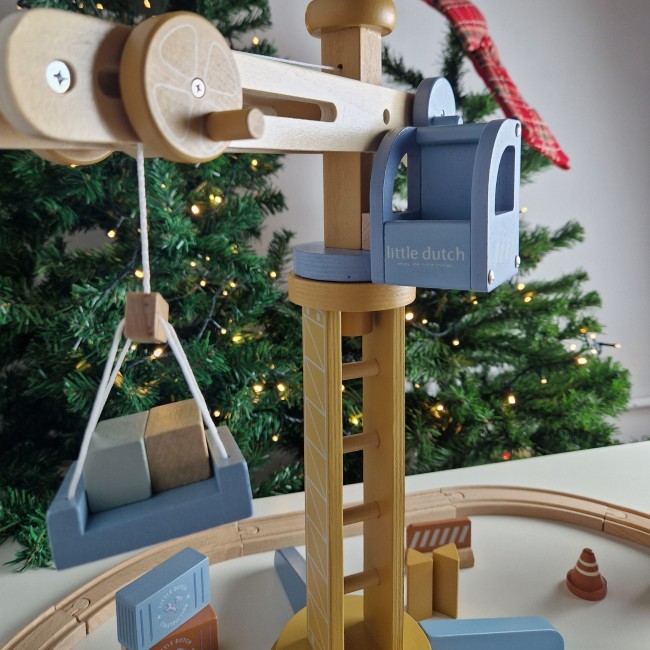 Dźwig budowlany z akcesoriami Little Dutch