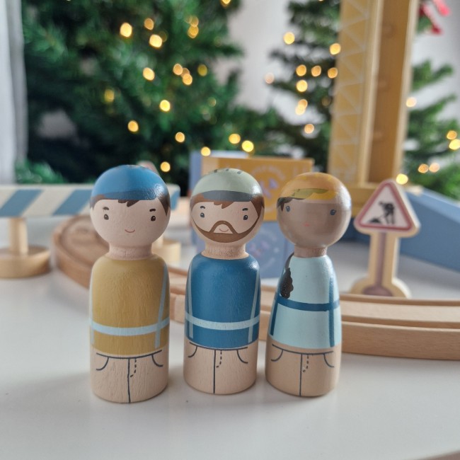 Dźwig budowlany z akcesoriami Little Dutch