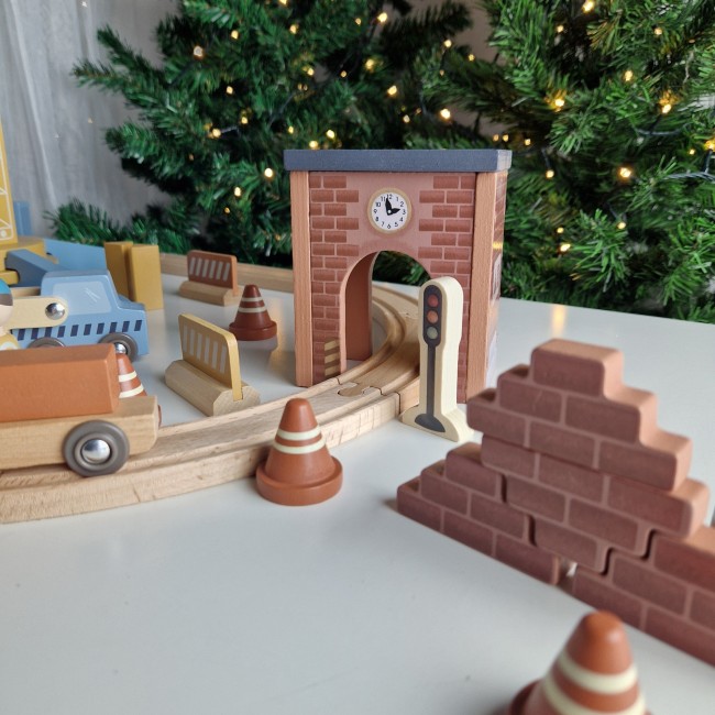 Dźwig budowlany z akcesoriami Little Dutch