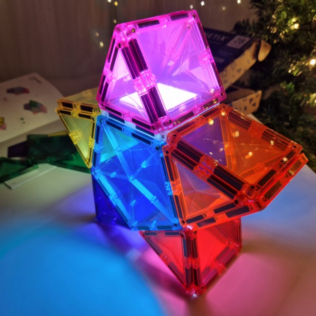 Klocki magnetyczne Connetix - Light Star Pack 28 el.