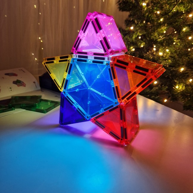 Klocki magnetyczne Connetix - Light Star Pack 28 el.