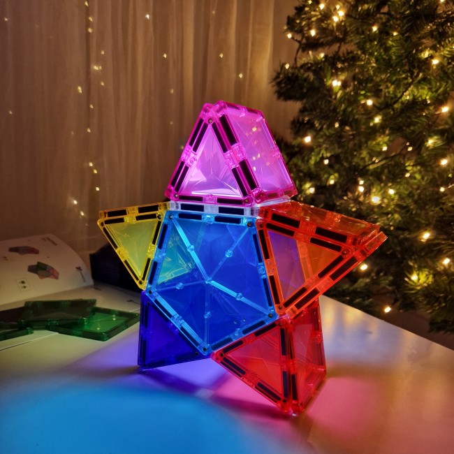 Klocki magnetyczne Connetix - Light Star Pack 28 el.