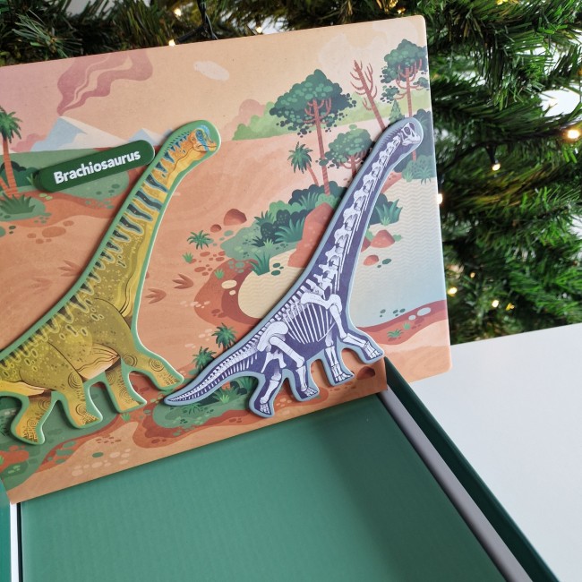 Magnetyczna układanka edukacyjna z kartami Apli Kids - Dino