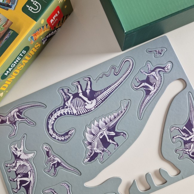 Magnetyczna układanka edukacyjna z kartami Apli Kids - Dino