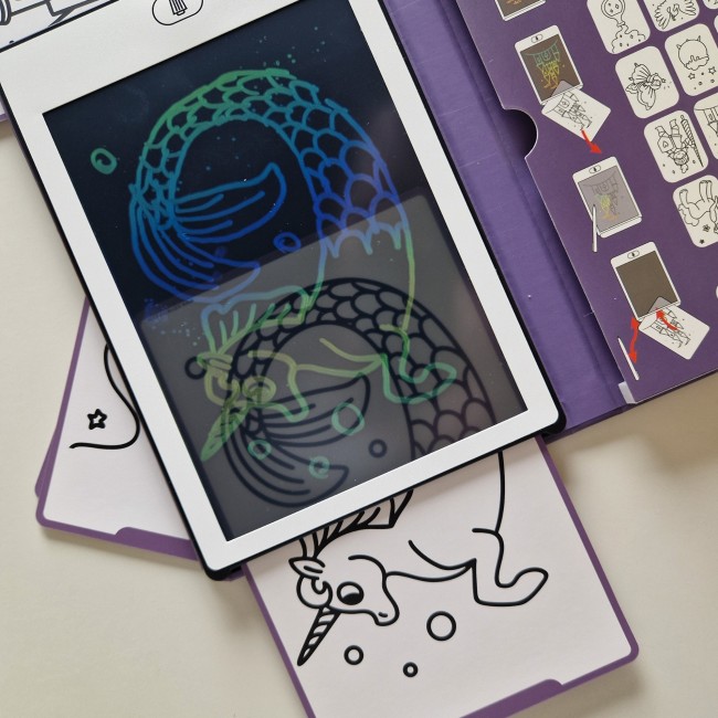 Podświetlany tablet do rysowania Kidydraw Mini Kidywolf - Księżniczki