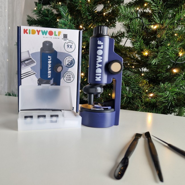 Przenośny mikroskop Kidywolf - niebieski