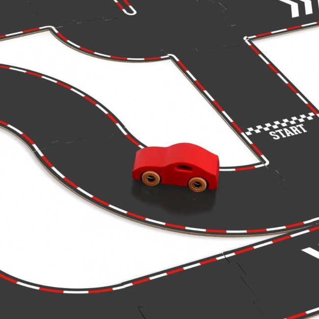 Tor samochodowy dwustronny z 2 autkami Vilac