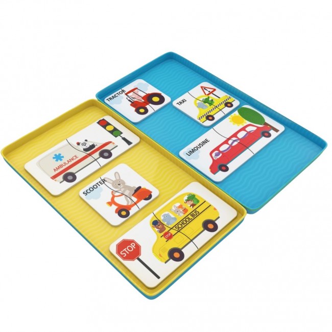 Podróżna gra magnetyczna The Purple Cow - Drogowe Safari