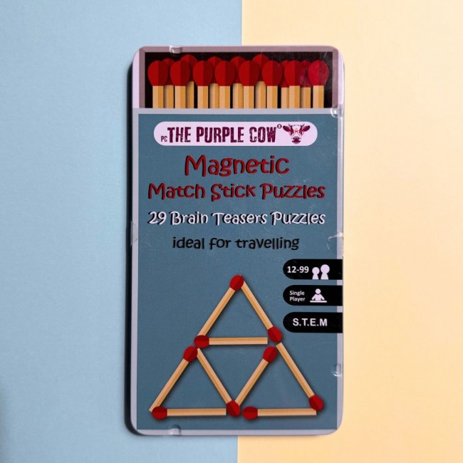 Podróżna gra magnetyczna The Purple Cow - Gra w zapałki