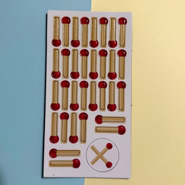 Podróżna gra magnetyczna The Purple Cow - Gra w zapałki