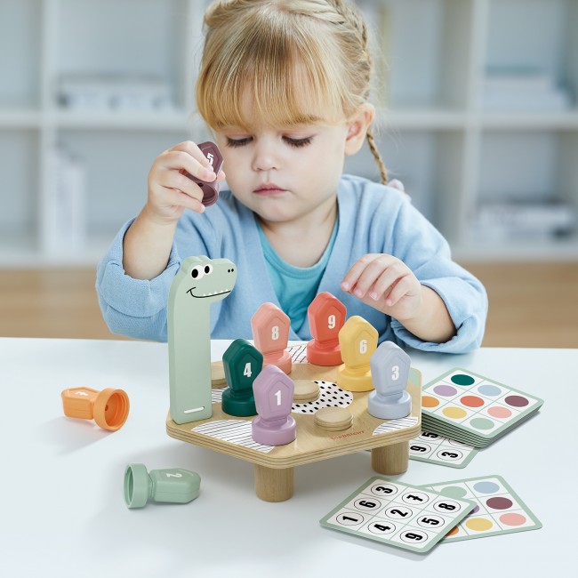 Gra do nauki kolorów i liczb TOPBRIGHT - Dino