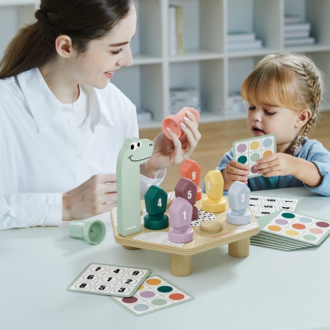 Gra do nauki kolorów i liczb TOPBRIGHT - Dino