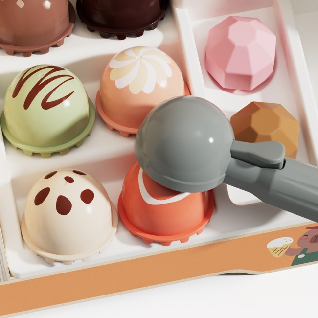 Zabawka edukacyjna duża lodziarnia TOPBRIGHT