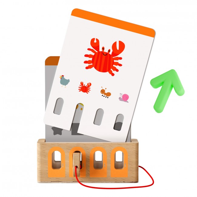 Edukacyjna logiczna gra karciana z kluczem TOPBRIGHT - poziom podstawowy