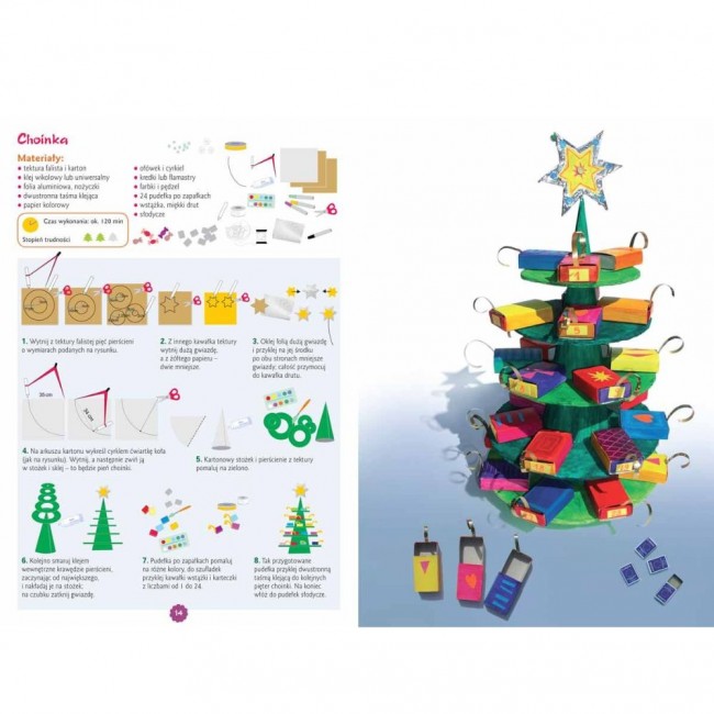 Książka "50 prac ręcznych na zimę" Wydawnictwo Siedmioróg