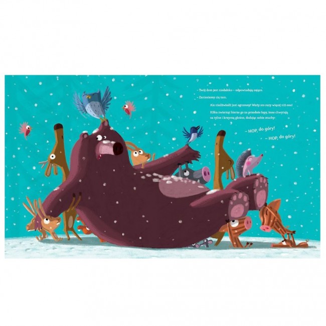 Książka "Cudowna Wigilia niedźwiedzia" Wydawnictwo Zielona Sowa