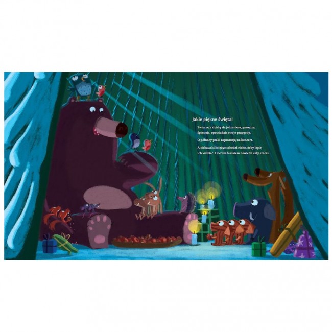 Książka "Cudowna Wigilia niedźwiedzia" Wydawnictwo Zielona Sowa