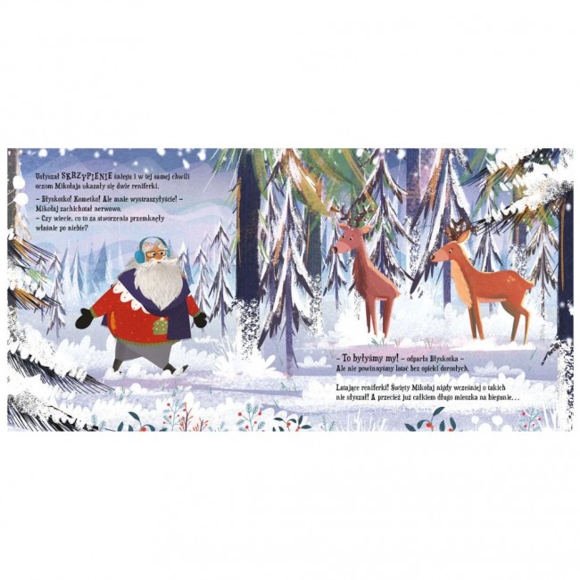 Książka "Reniferki ratują święta" Wydawnictwo Zielona Sowa
