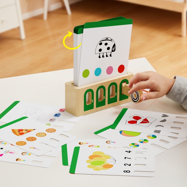 Edukacyjna logiczna gra karciana z kluczem TOPBRIGHT - poziom zaawansowany