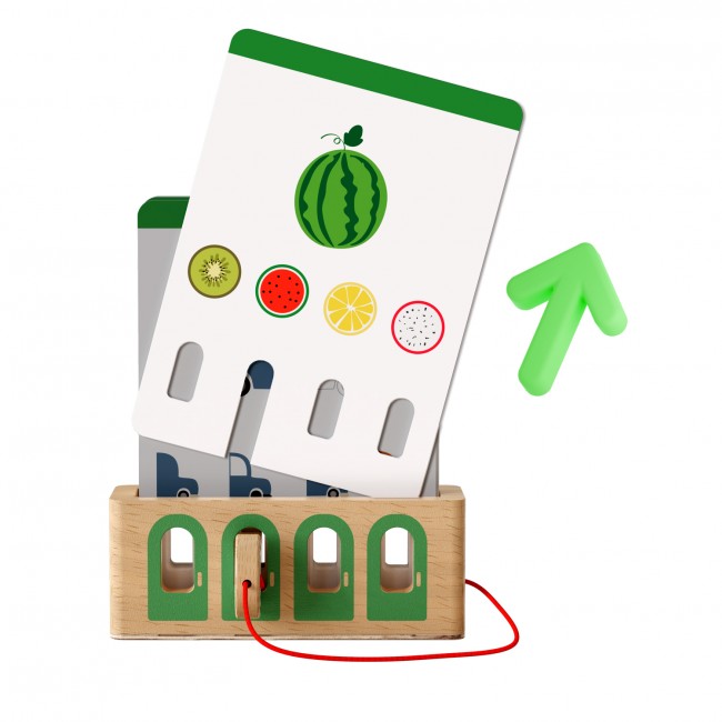 Edukacyjna logiczna gra karciana z kluczem TOPBRIGHT - poziom zaawansowany