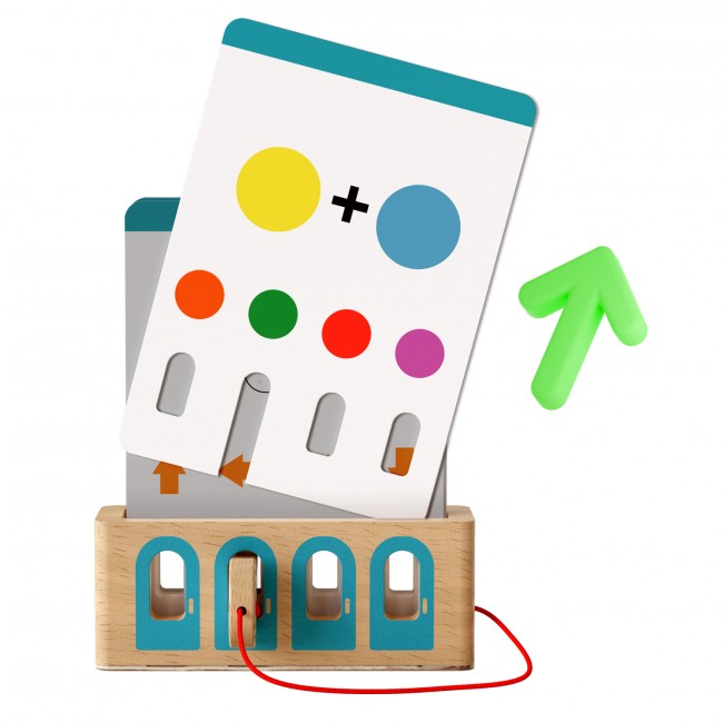 Edukacyjna logiczna gra karciana z kluczem TOPBRIGHT - poziom ekspert