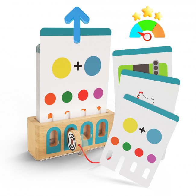 Edukacyjna logiczna gra karciana z kluczem TOPBRIGHT - poziom ekspert