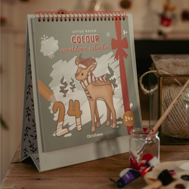 Kolorowanka Little Dutch - kalendarz adwentowy