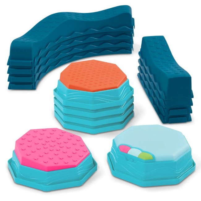 Muzyczna ścieżka sensoryczna B. Toys - Balance & Groove Set 14 el.