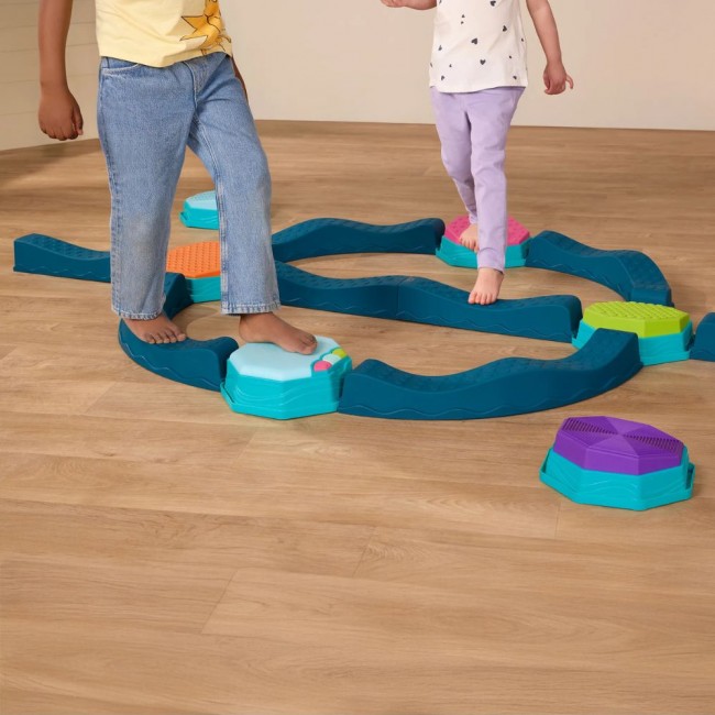 Muzyczna ścieżka sensoryczna B. Toys - Balance & Groove Set 14 el.